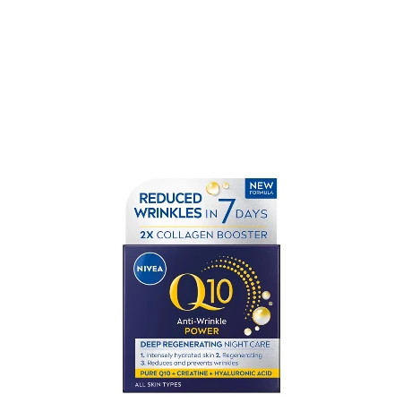 NIVEA VISAGE KREMA 50ML Q10+  ANTI-WRINKLE+FIRMING NOĆNA 81289