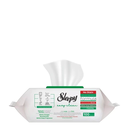 SLEEPY VLAŽNE MARAMICE ZA ČIŠĆENJE 100KOM EASY CLEAN WHITE SOAP